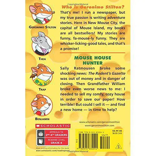 Geronimo Stilton #61 Mouse House Hunter Scholastic