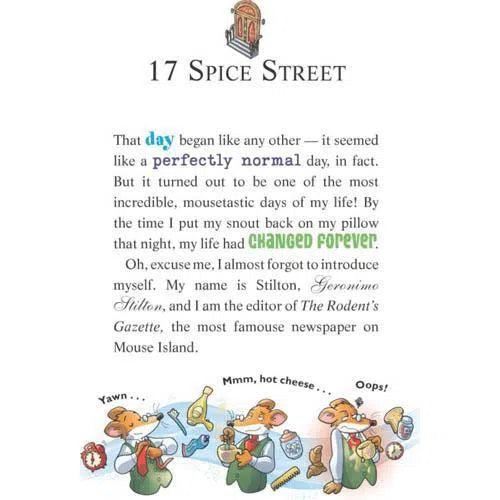 Geronimo Stilton #65 Bollywood Burglary Scholastic