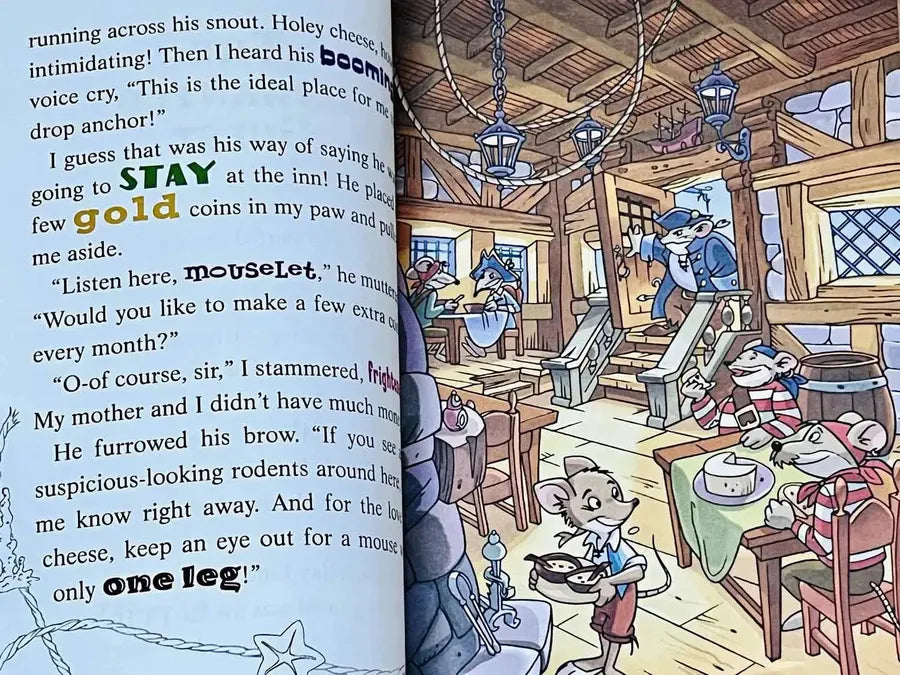 Geronimo Stilton Classic Tales #01 Treasure Island-Fiction: 經典傳統 Classic & Traditional-買書書 BuyBookBook