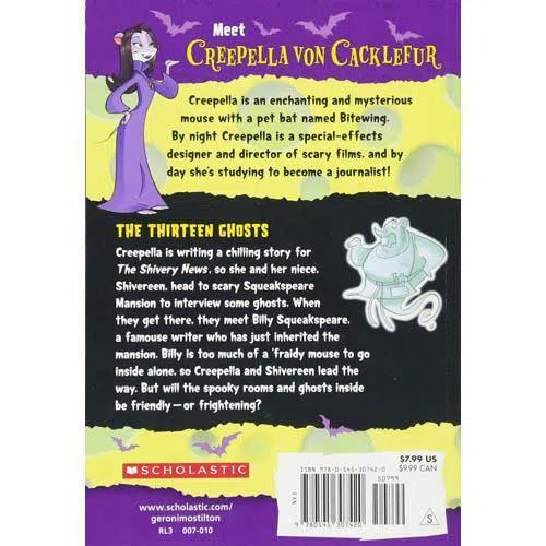 Geronimo Stilton Creepella Von Cacklefur #01 The Thirteen Ghosts Scholastic