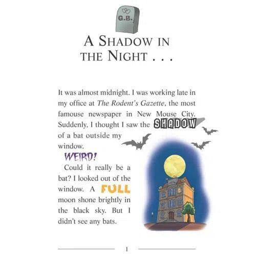 Geronimo Stilton Creepella Von Cacklefur #02 Meet Me in Horrorwood Scholastic