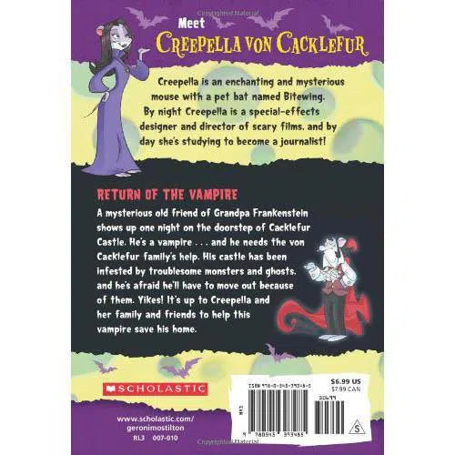Geronimo Stilton Creepella Von Cacklefur #04 Return of the Vampire Scholastic