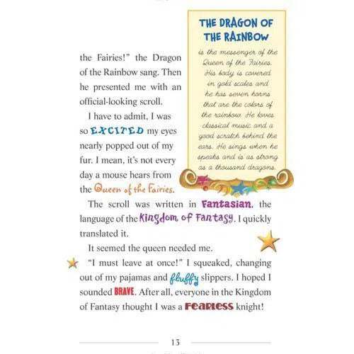 Geronimo Stilton Kingdom of Fantasy #02 The Quest for Paradise Scholastic