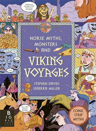 Comic Strip Myths: Norse Myths, Monsters and Viking Voyages-Children’s / Teenage general interest: Humour and jokes-買書書 BuyBookBook
