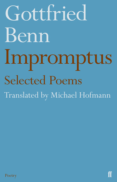 Gottfried Benn - Impromptus-Poetry-買書書 BuyBookBook