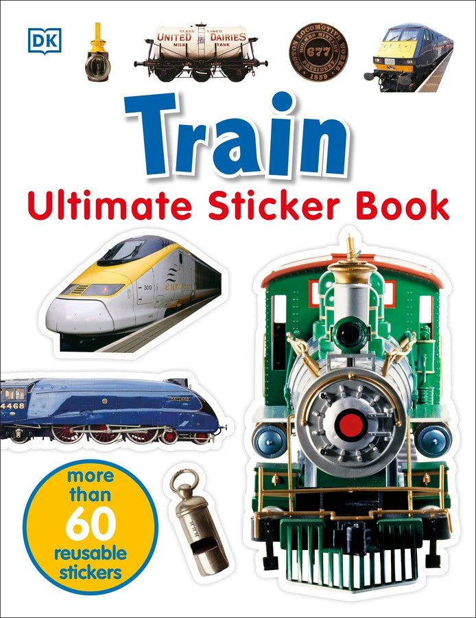 Train Ultimate Sticker Book-Children’s interactive and activity books and kits-買書書 BuyBookBook