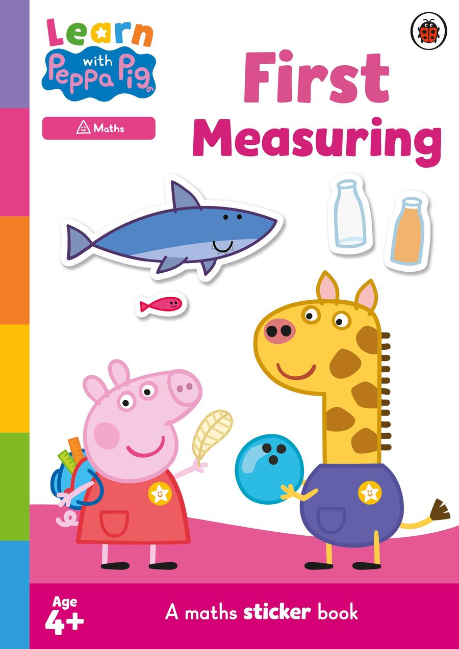 Learn with Peppa: First Measuring sticker activity book-Children’s interactive and activity books and kits-買書書 BuyBookBook
