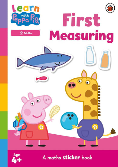 Learn with Peppa: First Measuring sticker activity book-Children’s interactive and activity books and kits-買書書 BuyBookBook