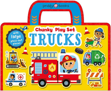 Chunky Play Set: Trucks-Children’s interactive and activity books and kits-買書書 BuyBookBook
