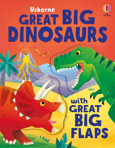 Great Big Dinosaurs (with great big flaps)-Children’s / Teenage general interest: Nature and animals-買書書 BuyBookBook