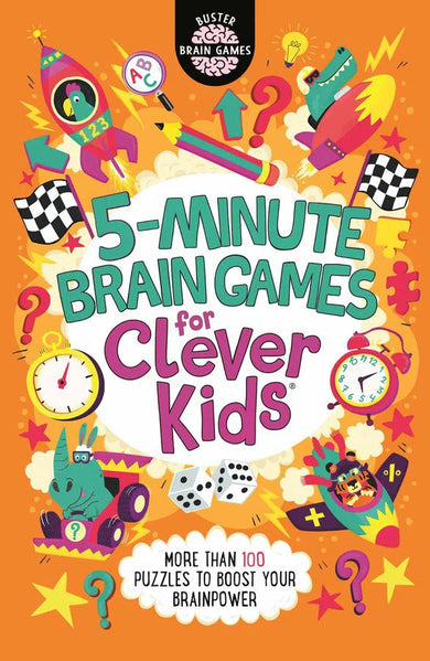 5-Minute Brain Games for Clever Kids®-Children’s / Teenage general interest: Hobbies/ quizzes/ toys and games-買書書 BuyBookBook