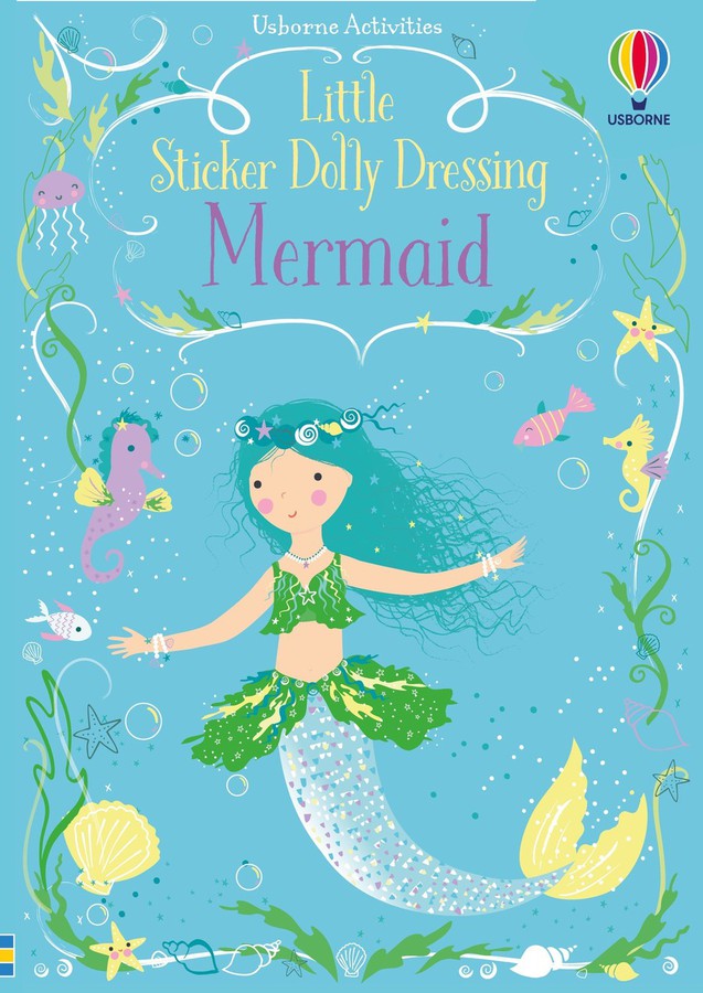 Little Sticker Dolly Dressing Mermaid-Children’s interactive and activity books and kits-買書書 BuyBookBook