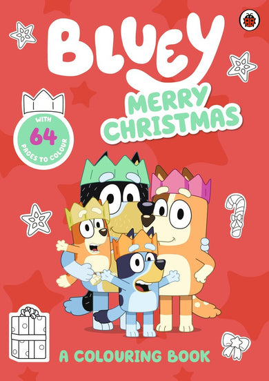 Bluey: Merry Christmas: A Colouring Book-Children’s interactive and activity books and kits-買書書 BuyBookBook