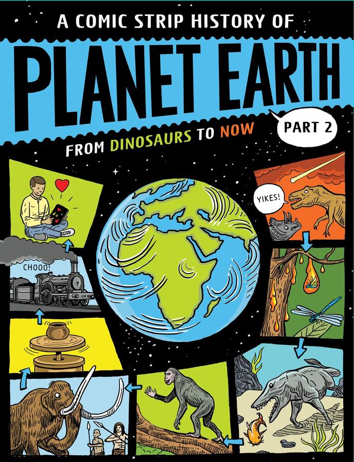 A Comic Strip History of Planet Earth: Part 2 From Dinosaurs to Now-Children’s / Teenage general interest: Nature and animals-買書書 BuyBookBook