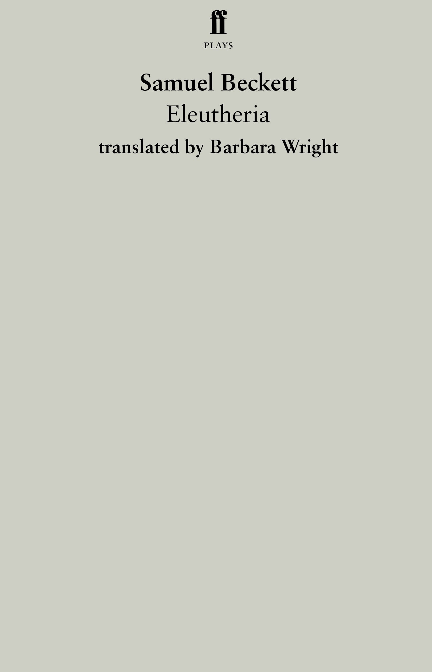 Eleutheria-Plays/ playscripts-買書書 BuyBookBook