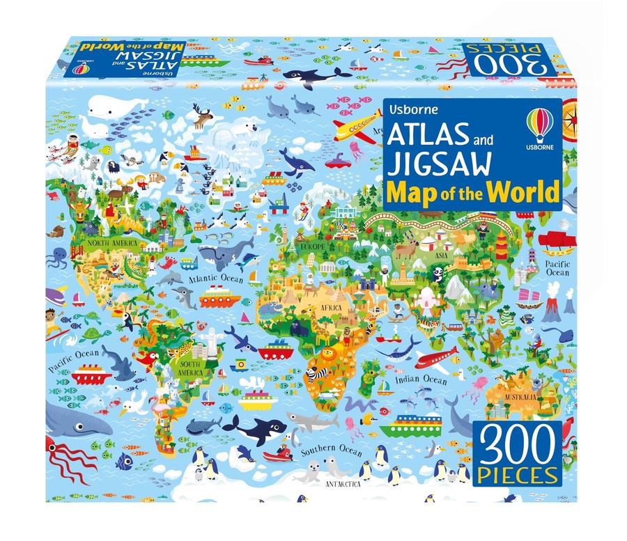 Atlas and Jigsaw Map of the World-Children’s / Teenage reference: Atlases and maps-買書書 BuyBookBook