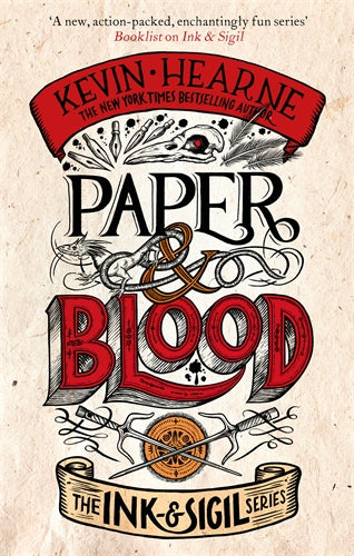 Cover of Paper & Blood (ISBN 9780356515243)