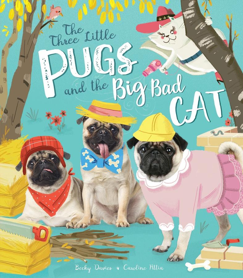 The Three Little Pugs and the Big Bad Cat-Children’s picture books-買書書 BuyBookBook