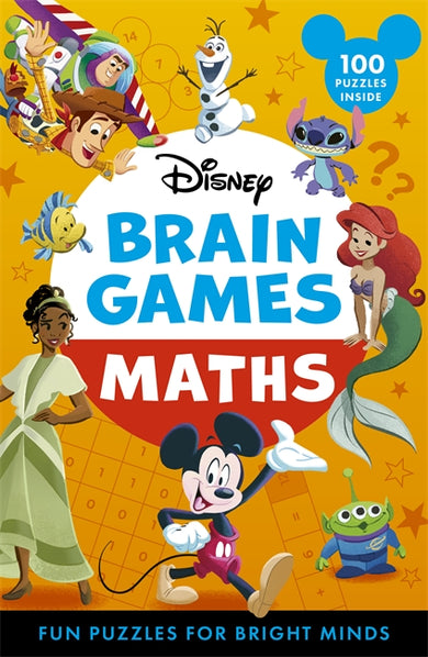 Disney Brain Games: Maths-Children’s interactive and activity books and kits-買書書 BuyBookBook