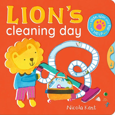 Lion's Cleaning Day-Children’s Early years / early learning concepts-買書書 BuyBookBook