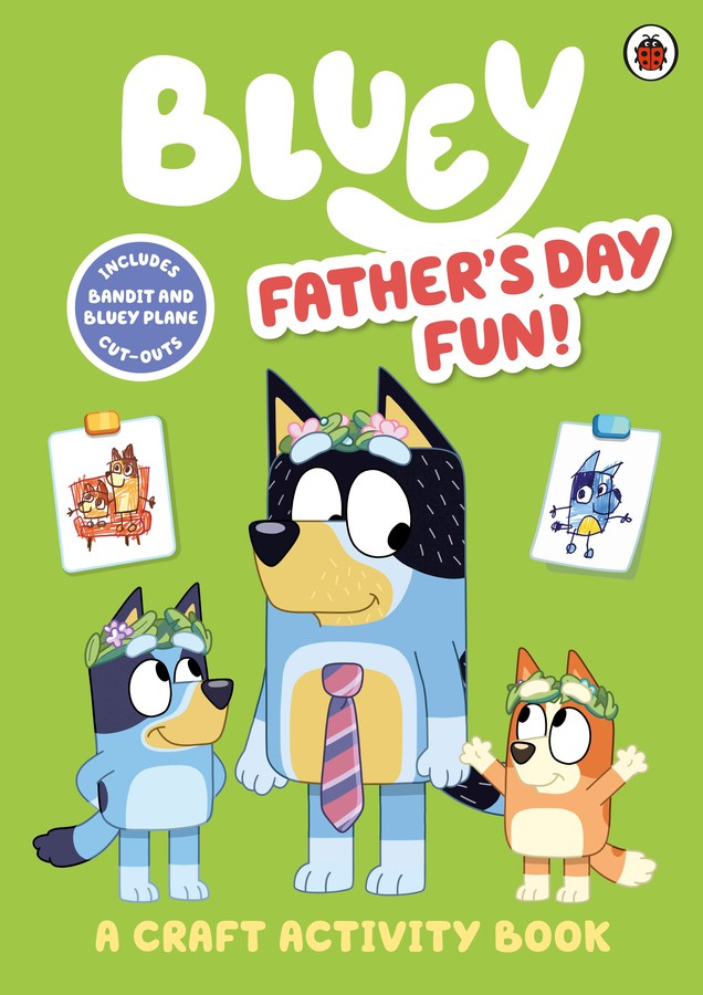 Bluey: Father’s Day Fun Craft Book-Children’s interactive and activity: papercrafts-買書書 BuyBookBook
