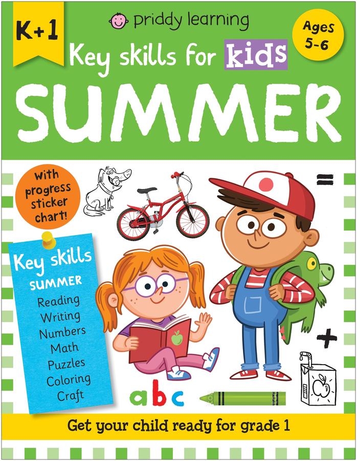 Key Skills for Kids: Summer K-G1-Children’s interactive and activity books and kits-買書書 BuyBookBook
