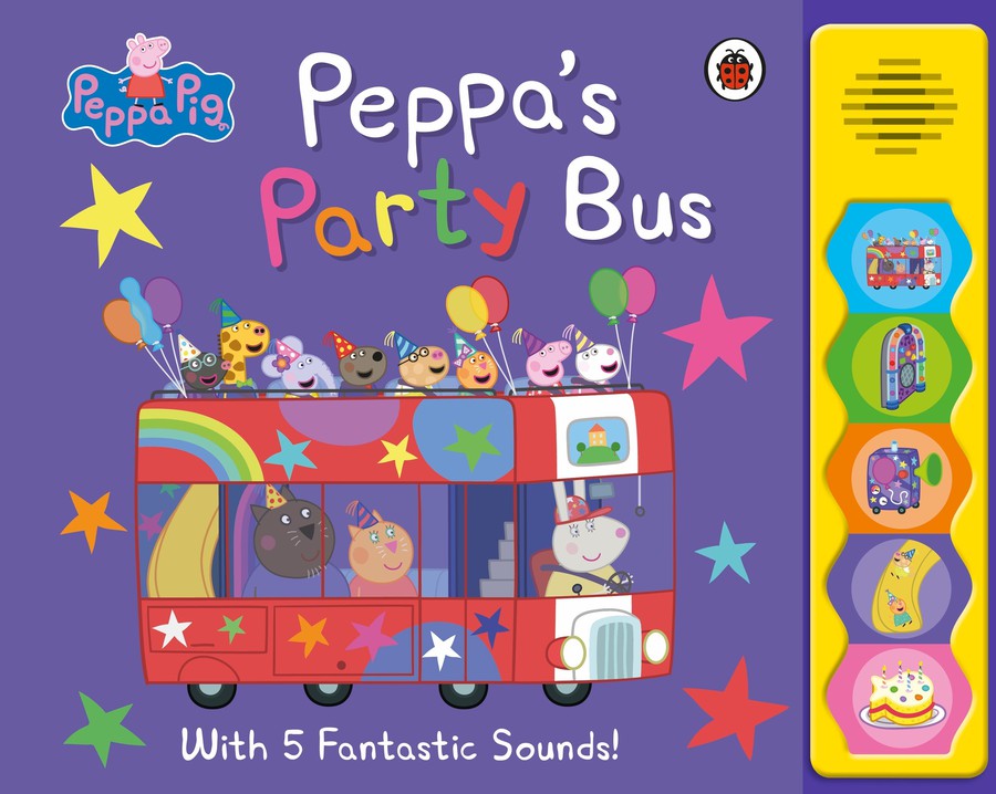 Peppa Pig: Peppa's Party Bus!-Children’s interactive and activity books and kits-買書書 BuyBookBook