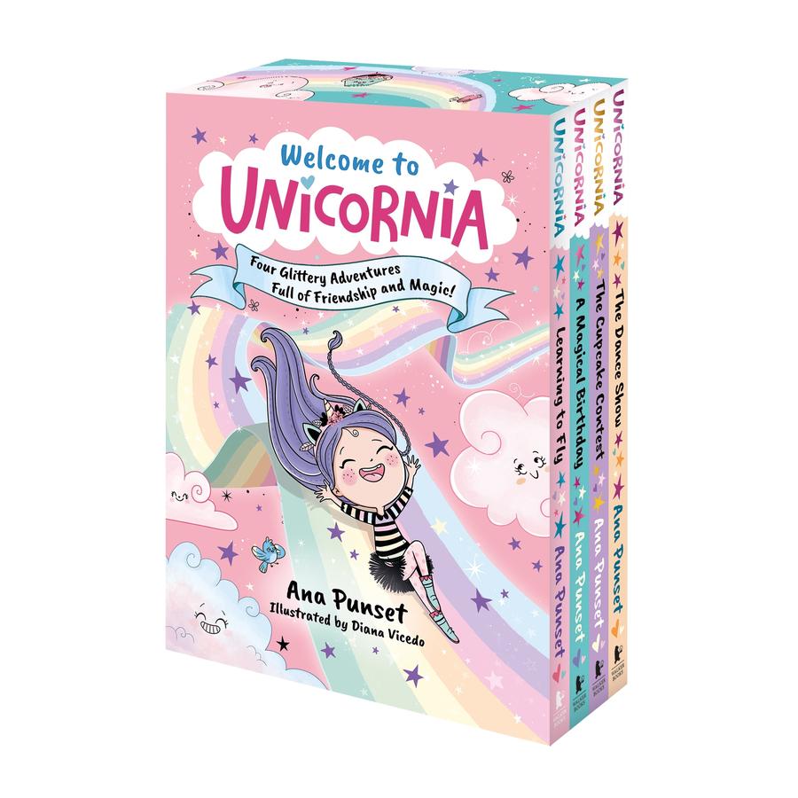 Welcome to Unicornia: Four Glittery Adventures Full of Friendship and Magic!-Children’s / Teenage fiction: Action and adventure stories-買書書 BuyBookBook