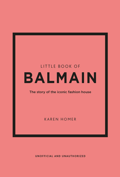 Little Book of Balmain-Design/ fashion/ architecture/ illustration-買書書 BuyBookBook