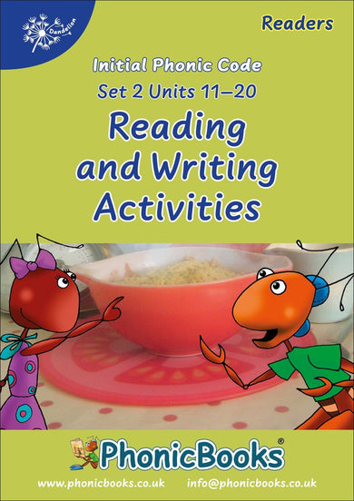 Phonic Books Dandelion Readers Reading and Writing Activities Set 2 Units 11-20 (Two-letter spellings sh, ch, th, ng, qu, wh, -ed, -ing, le)-Language and Linguistics-買書書 BuyBookBook