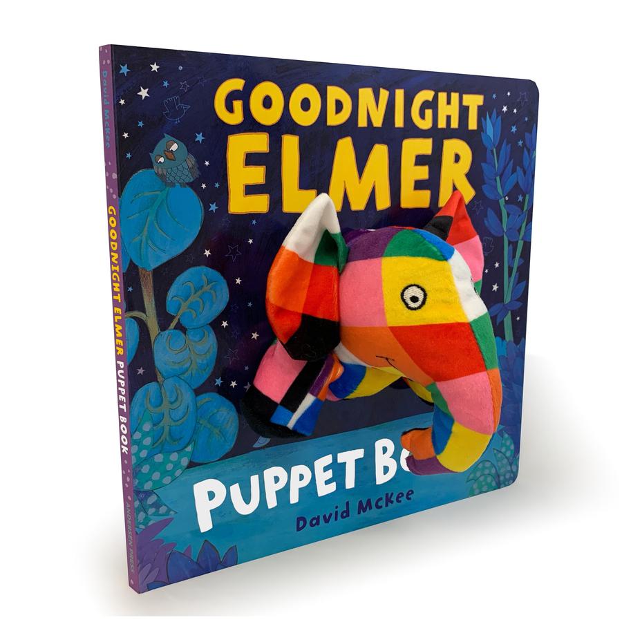 Goodnight, Elmer Puppet Book-Children’s interactive and activity books and kits-買書書 BuyBookBook