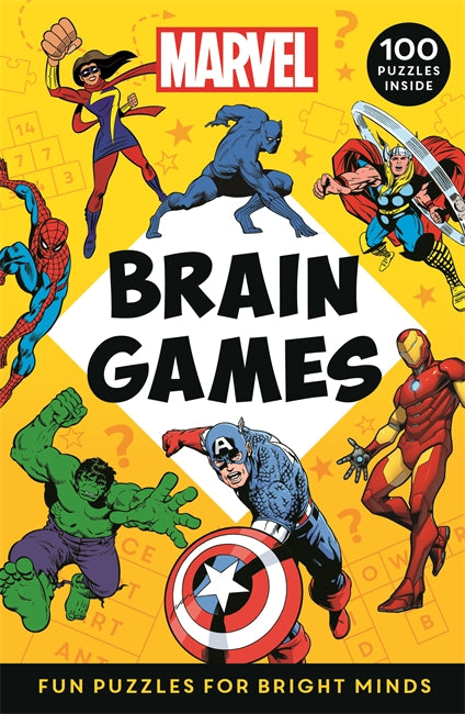 Marvel Brain Games-Children’s interactive and activity books and kits-買書書 BuyBookBook