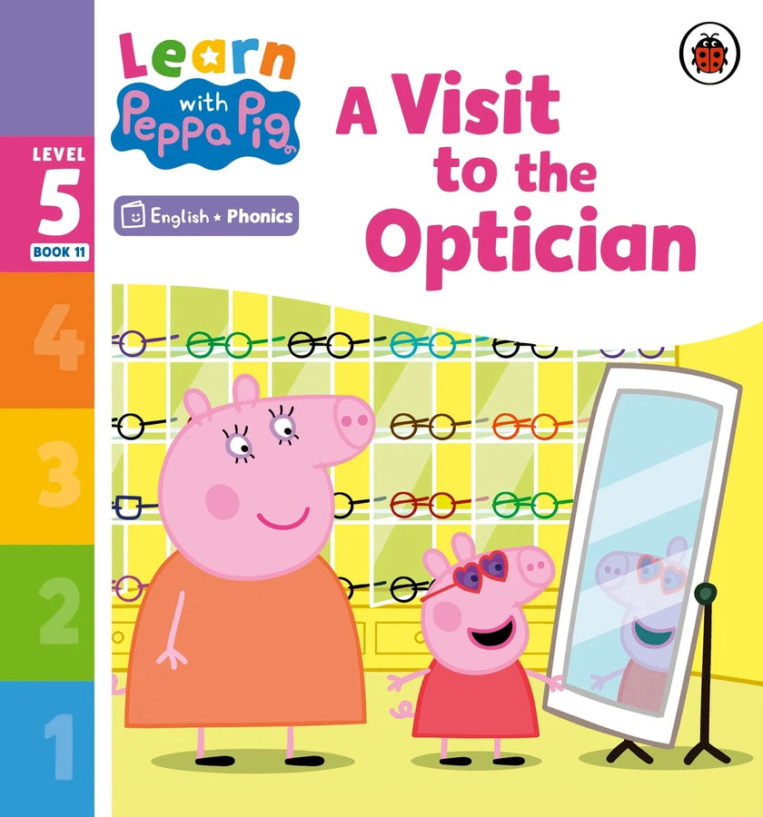 Learn with Peppa Phonics Level 5 Book 11 – A Visit to the Optician (Phonics Reader)-Educational: First / native language: Readers and reading schemes-買書書 BuyBookBook