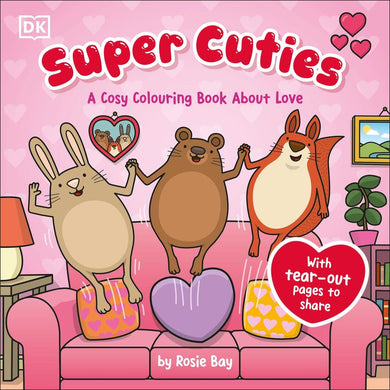 Super Cuties: A Cosy Colouring Book about Love-Children’s interactive and activity books and kits-買書書 BuyBookBook