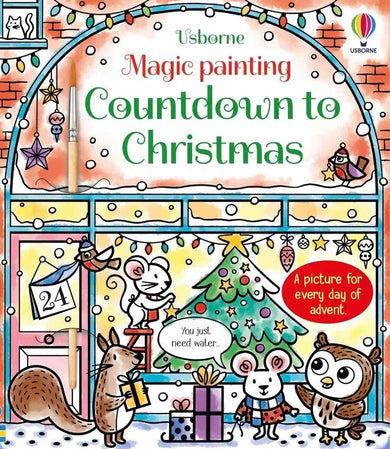 Magic Painting Countdown to Christmas-Children’s interactive and activity books and kits-買書書 BuyBookBook