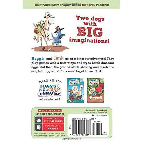 Haggis and Tank Unleashed #2 Digging for Dinos (Branches) Scholastic