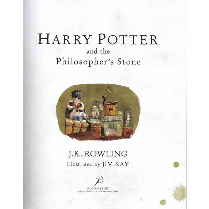 Harry Potter (#1-3) Illustrated Collection (3 Books) (J.K. Rowling) Bloomsbury