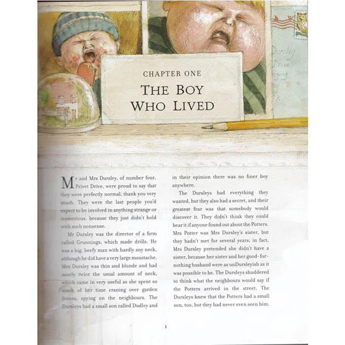 Harry Potter (#1-4) (正版) Illustrated Bundle (4 Hardback Books) (J.K. Rowling) Bloomsbury