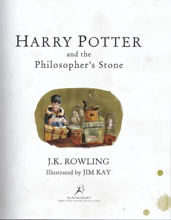 Harry Potter (正版) (#1) and the Philosopher's Stone Illustrated (Hardback) (J.K. Rowling) Bloomsbury