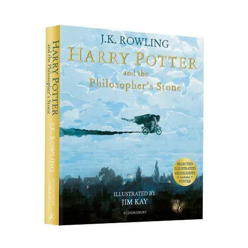 Harry Potter (正版)(#1) and the Philosopher's Stone Illustrated Edition (J.K. Rowling) - 買書書 BuyBookBook