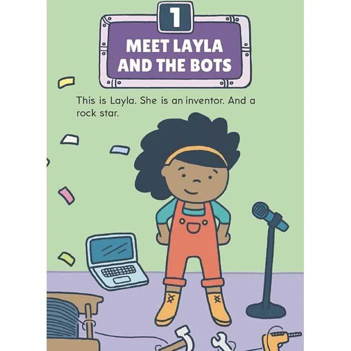 Layla and the Bots #01 Happy Paws (Branches) Scholastic