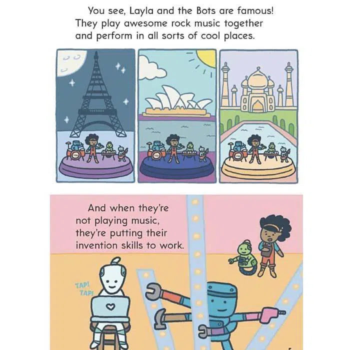 Layla and the Bots #01 Happy Paws (Branches) Scholastic