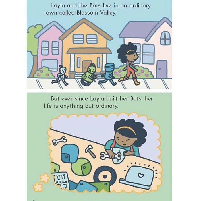 Layla and the Bots #01 Happy Paws (Branches) Scholastic