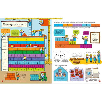 Lift-the-flap Fractions and Decimals Usborne