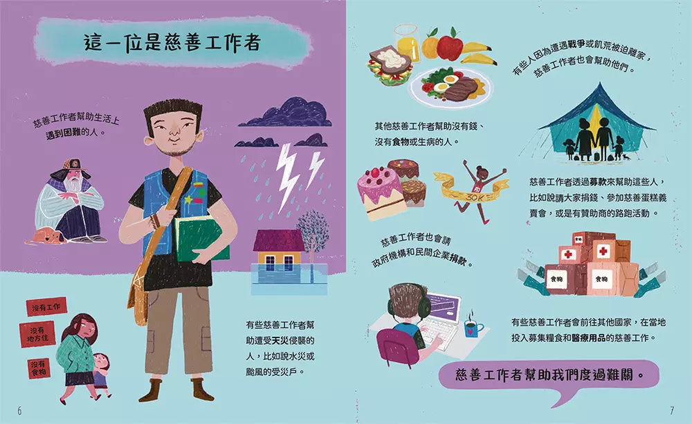 好奇心職業探險隊1:幫助別人的工作圖鑑——守護我們健康、安全與進步的引領者-非故事: 參考百科 Reference & Encyclopedia-買書書 BuyBookBook