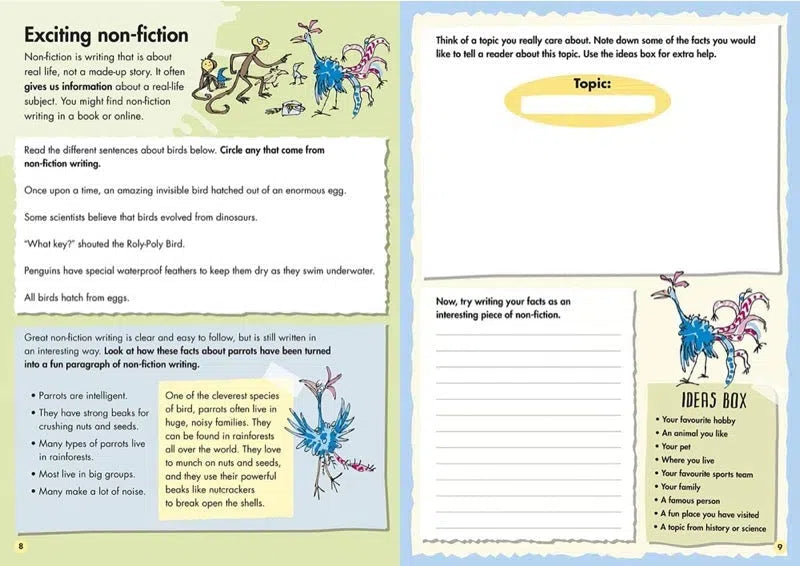 Roald Dahl Creative Writing with The Twits - 買書書 BuyBookBook
