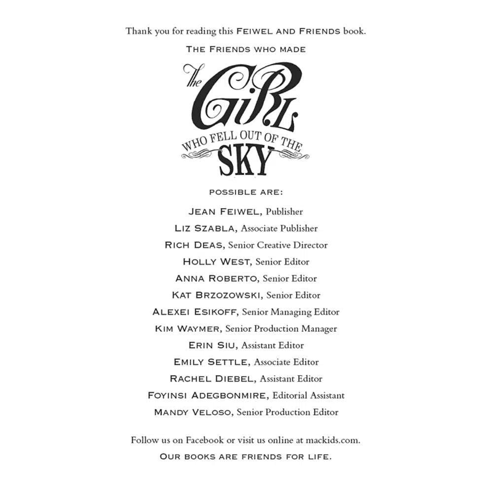 Piper McCloud #03 The Girl Who Fell Out of the Sky Macmillan US