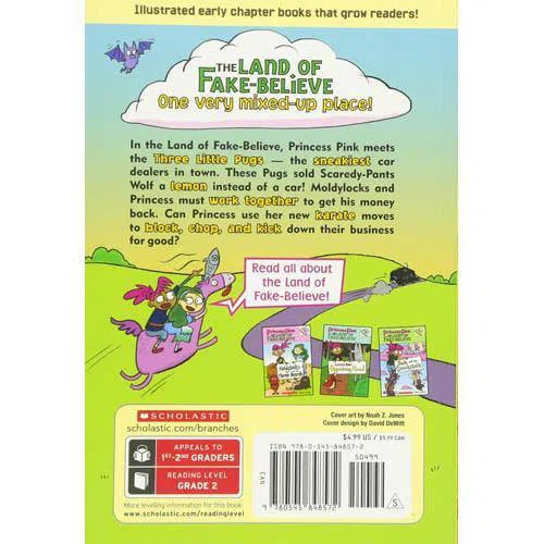 Princess Pink and the Land of Fake-Believe #3 The Three Little Pugs (Branches) Scholastic