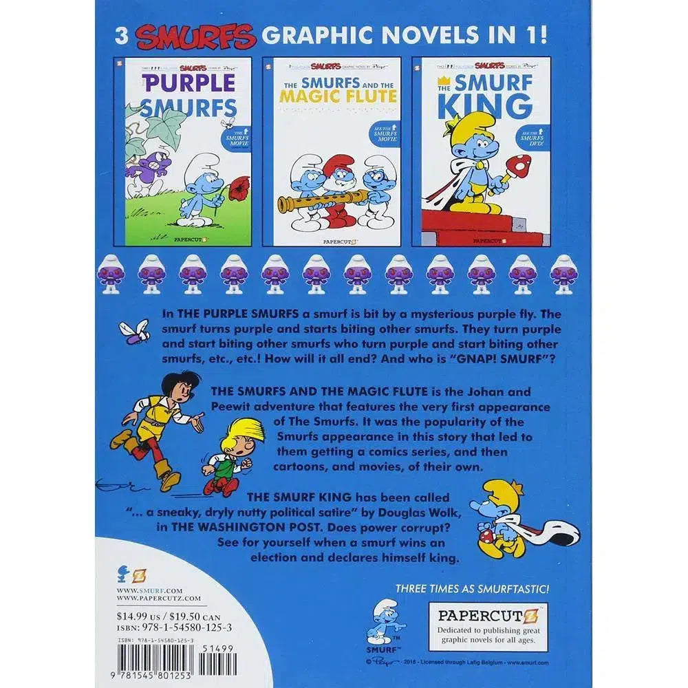The Smurfs Graphic Novels 3-in-1 Vol #1 Macmillan US