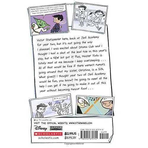 Star Wars Jedi Academy #05 The Force Oversleeps (Jarrett J. Krosoczka) Scholastic